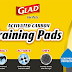 Glad for Pets Black Charcoal Puppy Pads | Puppy Potty Training Pads That ABSORB & NEUTRALIZE Urine Instantly | New & Improved Quality Dog Training Pads, 100 count