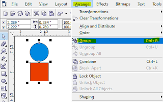 How to Group Ungroup Objects in CorelDraw