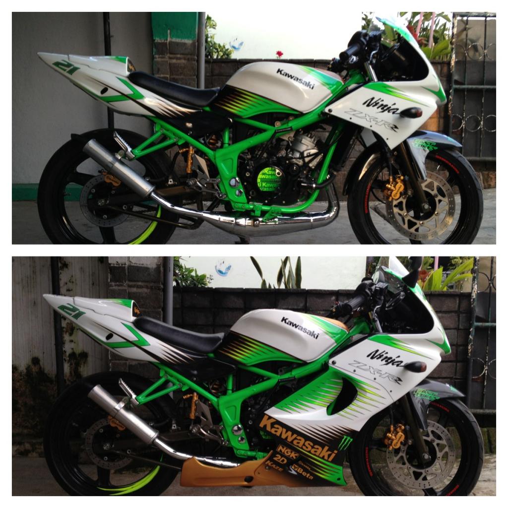 Jual Kawasaki Ninja RR 2011 FULL Modif Airbush Media Penjualan