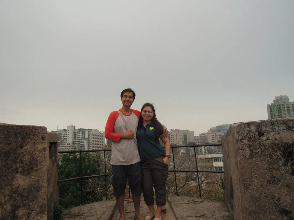 Walking around Fortaleza do Monte