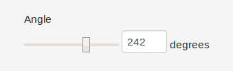 Adjusting angles with a range and integer