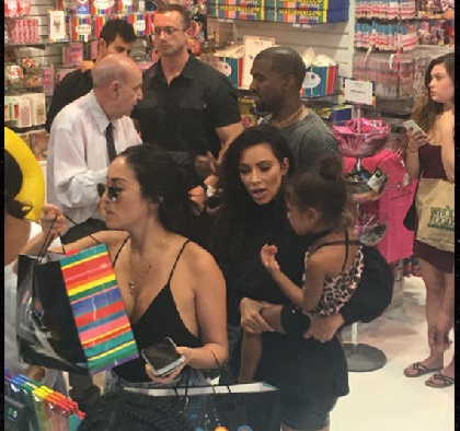 Kanye West, Kim Kardashian, North West buy entire Candy Shop