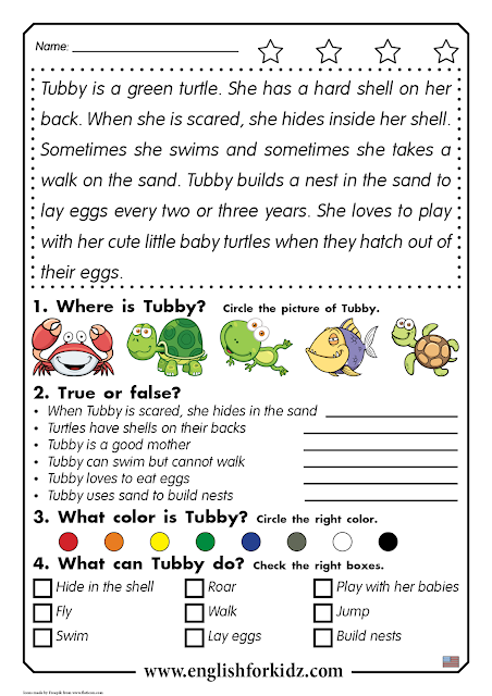 english worksheets and other printables for grade 1
