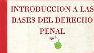 ▷▷【⚖️ 】Introducción a las Bases del Derecho Penal de Santiago Mir Puig en PDF ◁ 【⚖️ 】