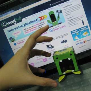 CrazyBid Paper Toy