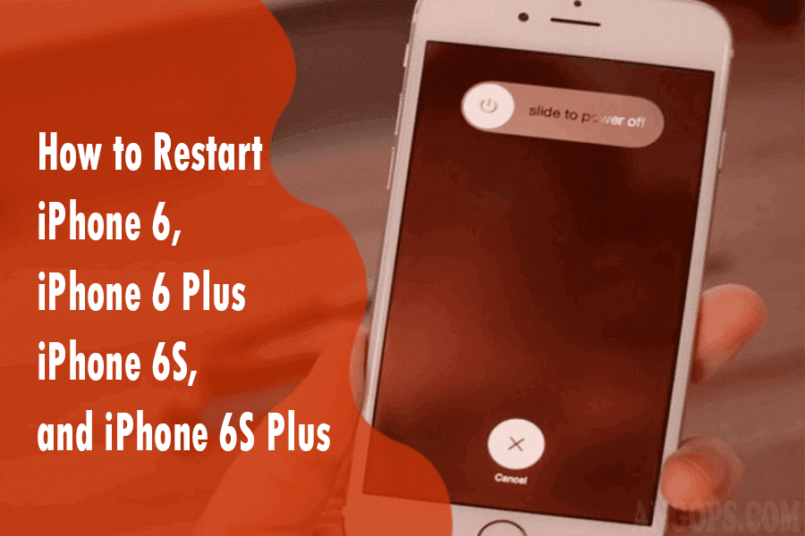 how to restart iphone 6