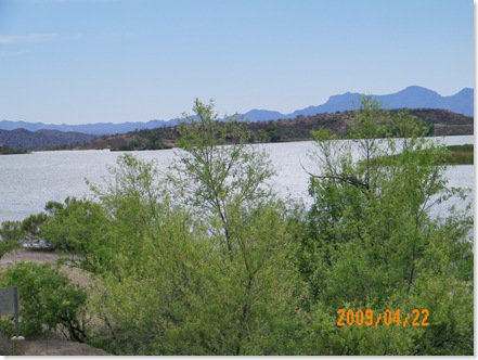 Patagonia Lake SP from the bridge