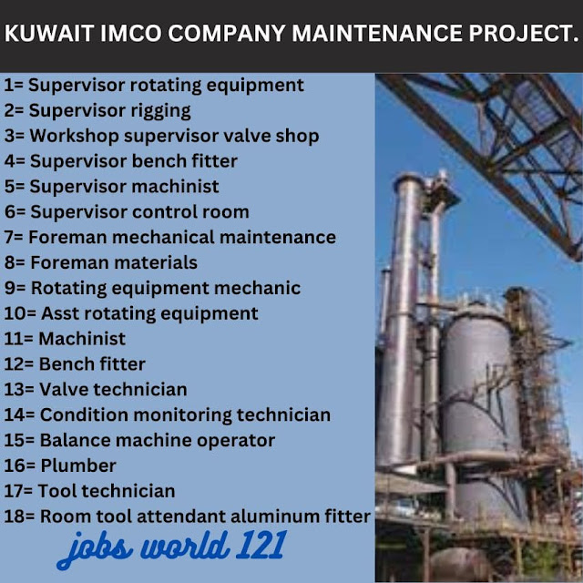 KUWAIT IMCO COMPANY MAINTENANCE PROJECT.