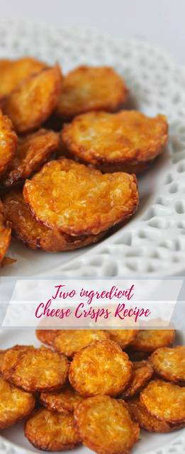 Two Ingredient Cheese Crisps