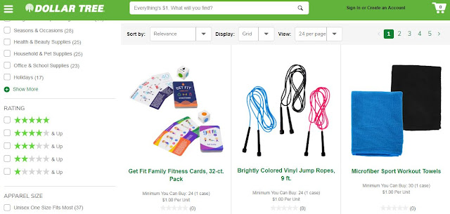 dollar tree fitness equipment health products frugal fit