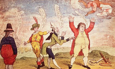   James Gillray -  Colonial Powers 1783  