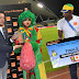 Fan Zone - CAN 2017: Mama Eto’o a été désignée Orange Fan of the Match Cameroun – Gabon (Photos)