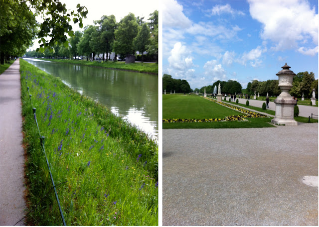 Walk by the canal in Nymphenburg