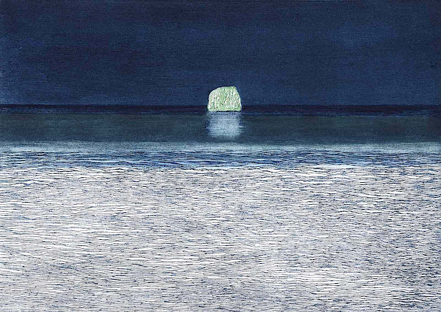 Karina Mendreczky 1988 art, iceburg