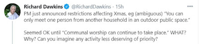 Dawkins tweet