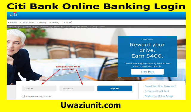 Citi Bank Online Banking Login