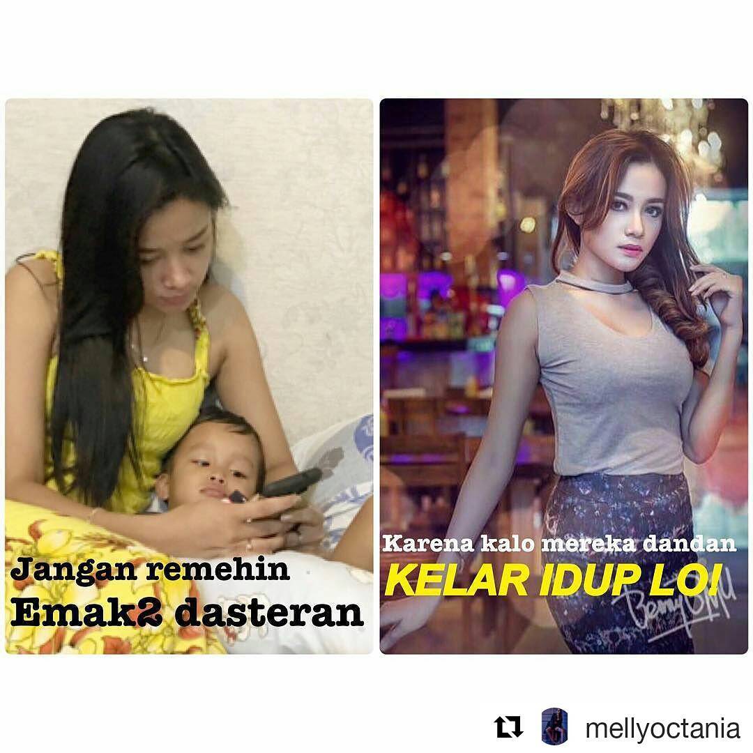 Gambar Meme Lucu Emak Berdaster Keren Dan Terbaru DP BBM Lucu