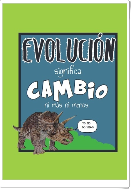 EVOLUCIÓN SIGNIFICA CAMBIO (Cómic divulgativo de Ciencias Naturales)