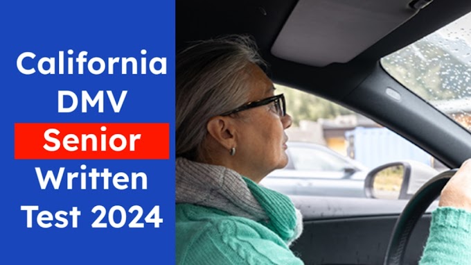 California DMV Senior Written Test 2024 - Test 3
