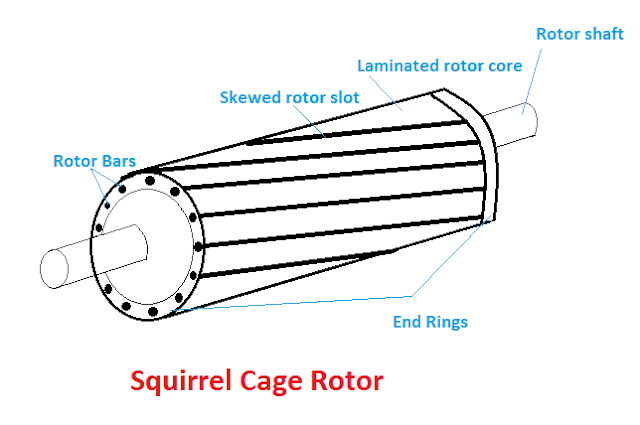 Squirrel Cage Induction Motor Diagram
