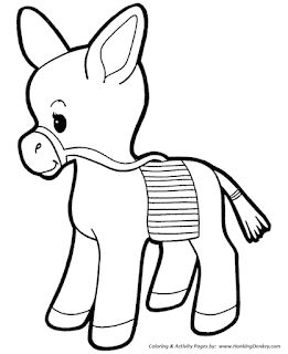 Donkey Coloring Sheet Ideas