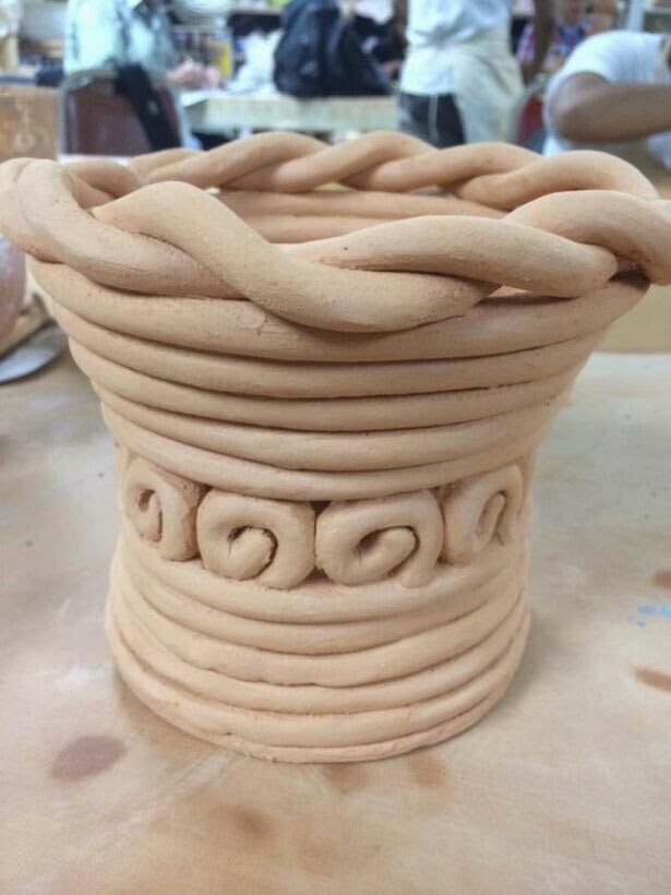 Ceramics Pretty Coil Pot 