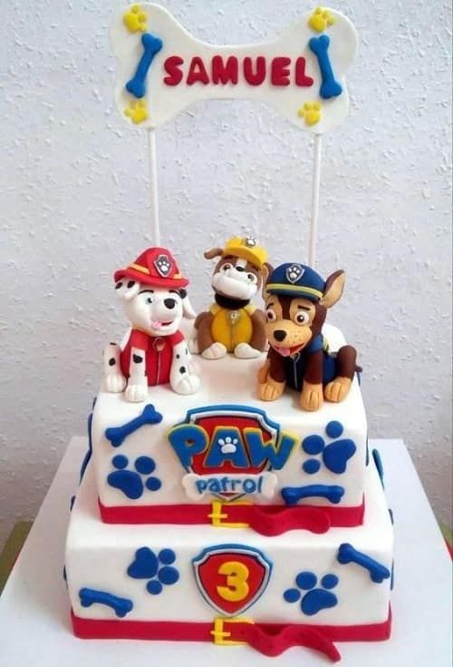 paw patrol birthday cake