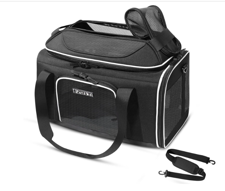 Petskd's top-expandable pet carrier