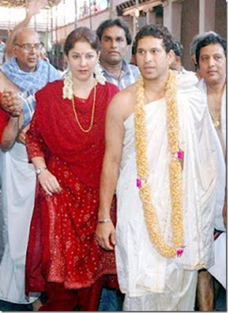 sachin tendulkar and anjali tendulkar family wallpapers photos
