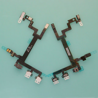 New Power On Off Volume Button Key Switch MIC Flex Cable Ribbon For iPhone 5 5G