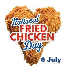 National Fried Chicken Day - Ημέρα Τηγανητού Κοτόπουλου