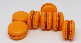 Macaron confit pêche