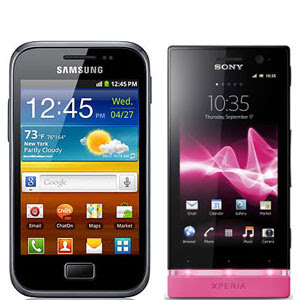 Adu Ponsel: Sony Xperia U vs Samsung Galaxy Ace Plus