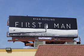 First Man movie billboard