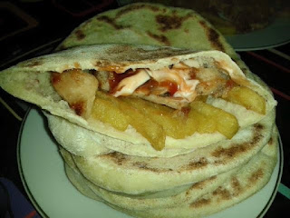 Resep Cara Membuat Roti Sawarma ata Kabab