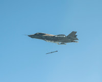 F-35B releases AIM-120 |