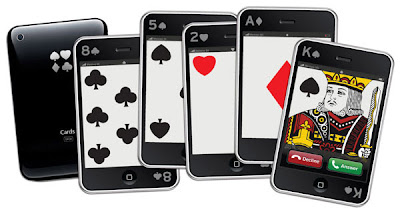 Playing cards that look like Iphones