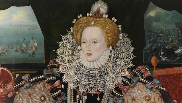 رسم للملكة إليزابيث الأولى