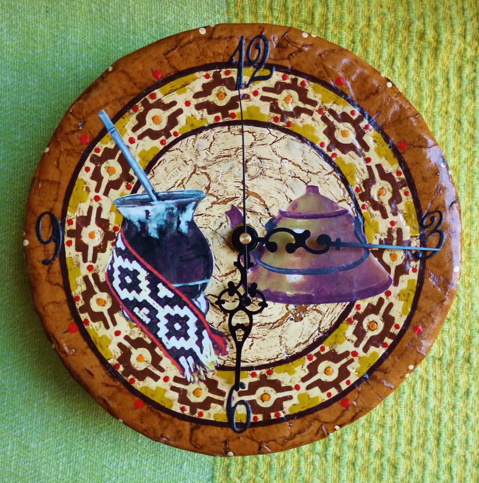 Reloj artesanal.