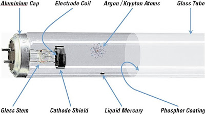 cross section of neon lights