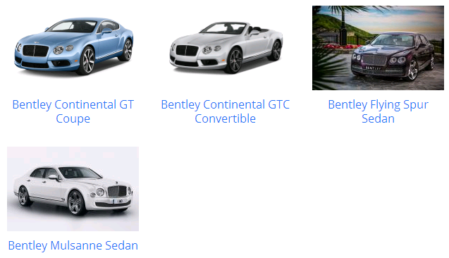 Các dòng xe Bentley & mẫu xe Bentley từ trước đến nay