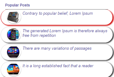 Widget Popular Post Round Corners
