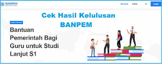 Cara Cek Kelulusan Bantuan BANPEM Beasiswa Melanjutkan Study S1 PAUD 