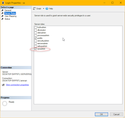 Logins y usuarios SQL SERVER