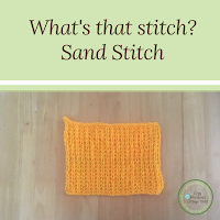 How to do sand stitch