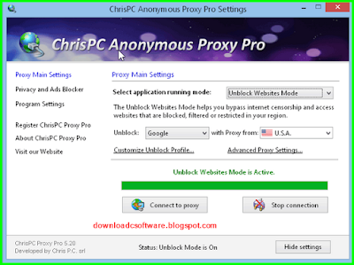 Serial ChrisPC Anonymous Proxy Pro