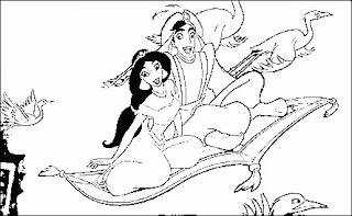 princess coloring pages,princess jasmine coloring pages,aladdin and princess jasmine coloring pages