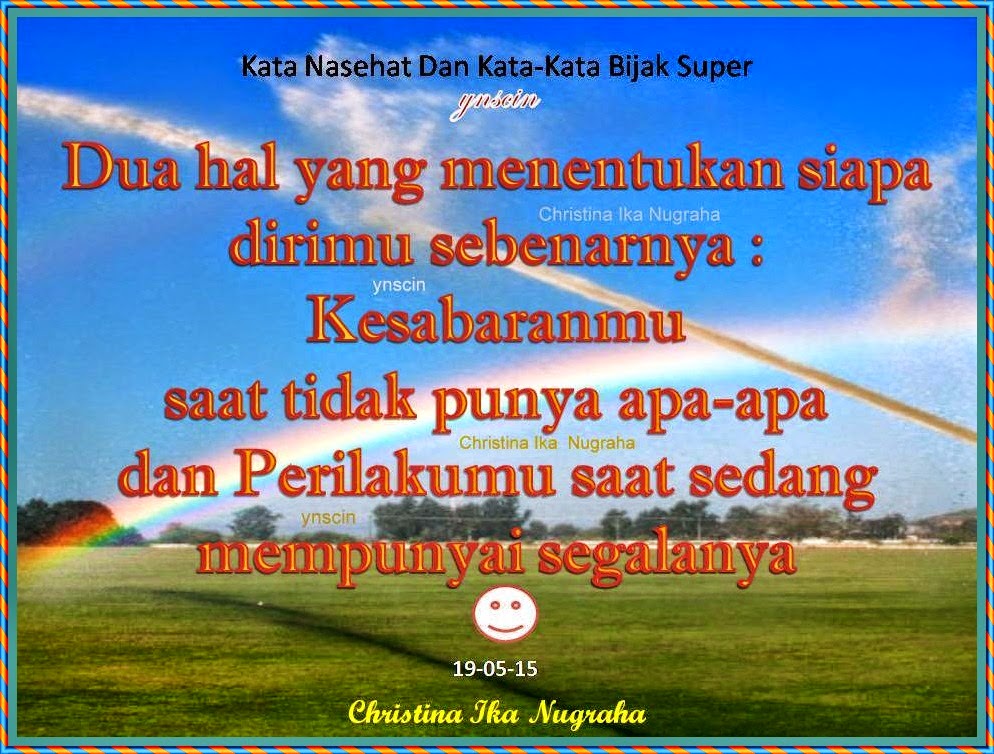 Nasehat Dan Kata Kata Bijak Super Mei 2019