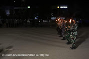 Pawai Obor Sambut Ulang Tahun ke-77 RI di Batam Berlangsung Khidmat, Lihat Foto-fotonya