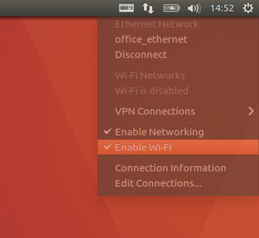 Ubuntu no ethernet connection